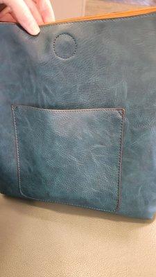 Beautiful new bag I bought there.