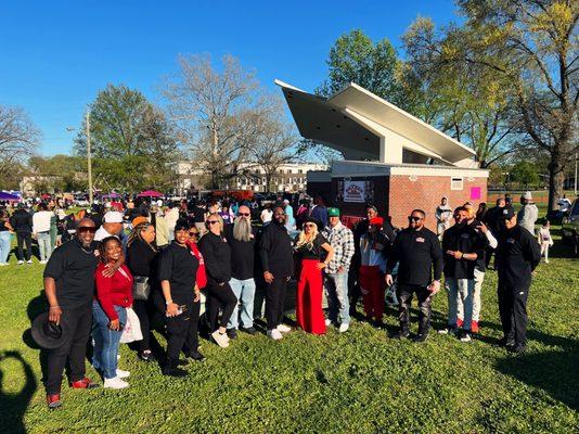 Some of the Brooke's Bonding team