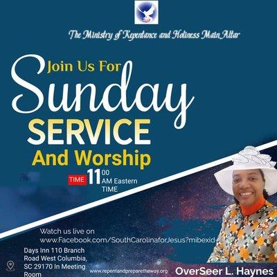 The Ministry Of Repentance and Holiness