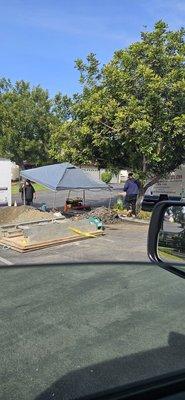 Need an excavator....have to wait 3 more days. No water for 14 days.