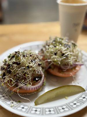 Hipster special has off course avocado smear lol