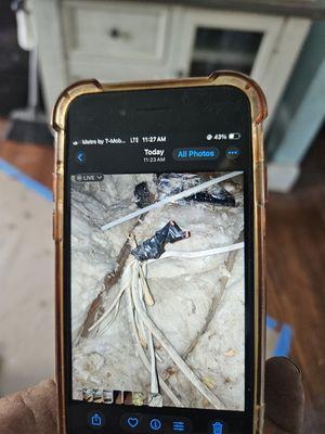 What my new contractor showed me before he fixed it.