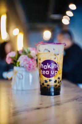 Marble pearl milk tea