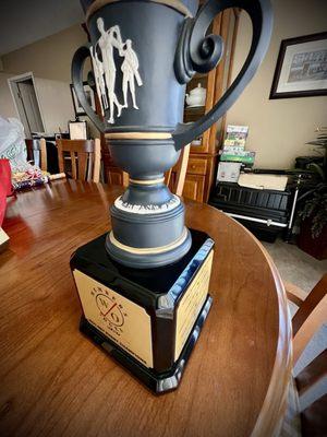 Golf tournament trophy