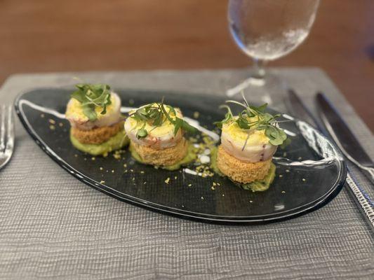 Lobster avocado toast