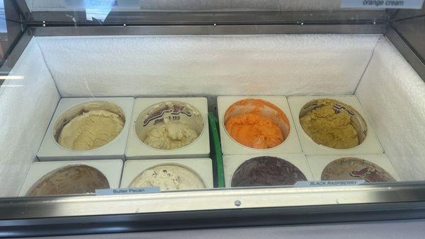 Ice cream flavors