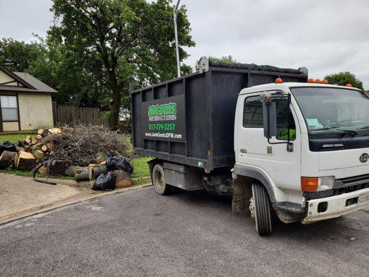 Tree and brush removal in Arlington, Tx
