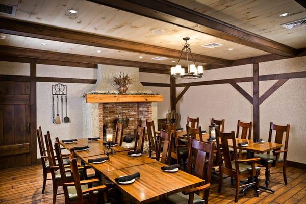 Onsite Loxley's Restaurant indoor dining - private dining space