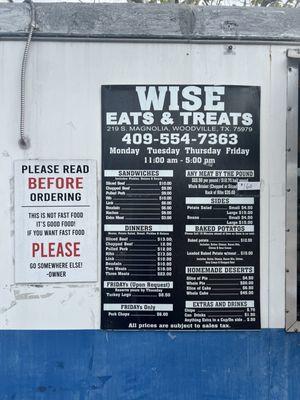 Wise Eats and Treats