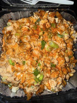 Buffalo Chikn Loaded Fries