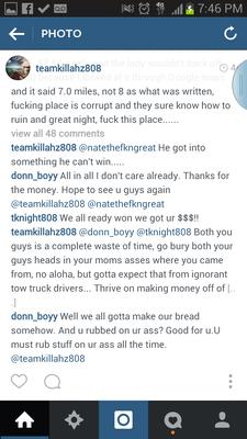 Tow truck drivers attitude