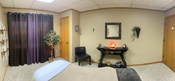 Serene massage room