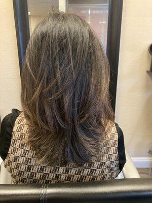 Thanks again Aleen for cutting my hair and having a healthy look!