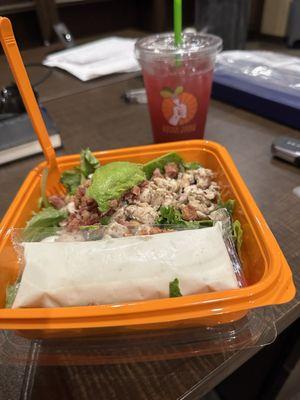 Cobb Salad w/Blueberry Basil Lemonade