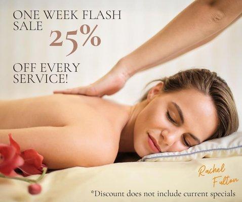 Flash sale
