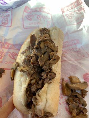 3. Steak and Mushroom Sub