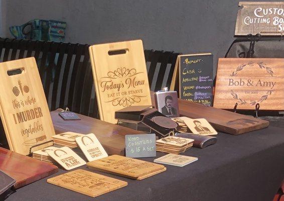Wood craft vendor...
