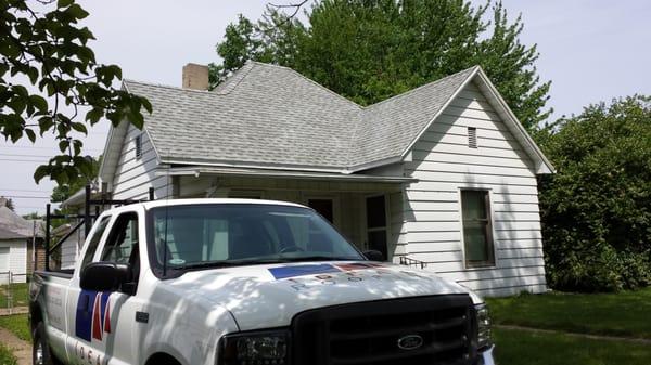 Completed Architectural Roofing Job