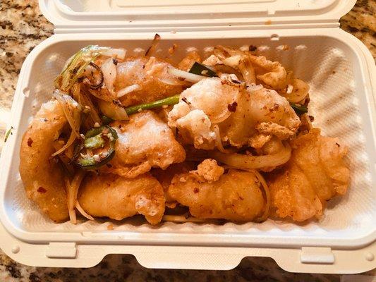 Salt and pepper squid