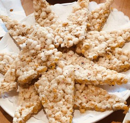 Corn pancake - probably should belong in the dessert section as it is sweet and tasty