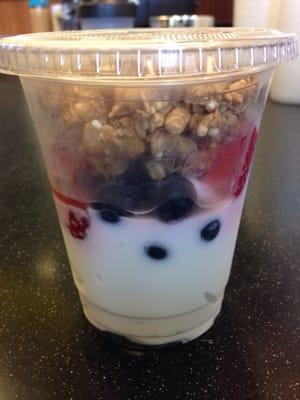Just this delicious yogurt parfait!
