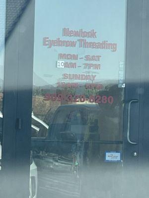Newlook Eyebrow Threading