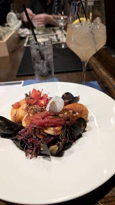 Fruti de Mare and Rosé Spritz