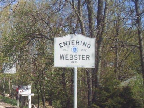 Entering Webster at the town line of Connecticut.