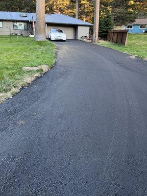 Nicely done driveway, the very next day!