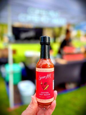 Delicious hot sauce at the SevenAM booth!! Had to have some! (Nov 2025 fair)