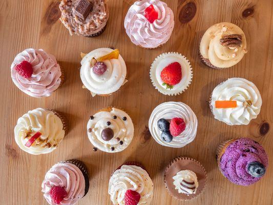 Delicious cupcakes from Deja Vu cakes at Valley Village