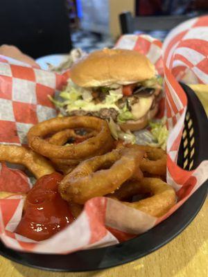 Swiss Mushroom Burger