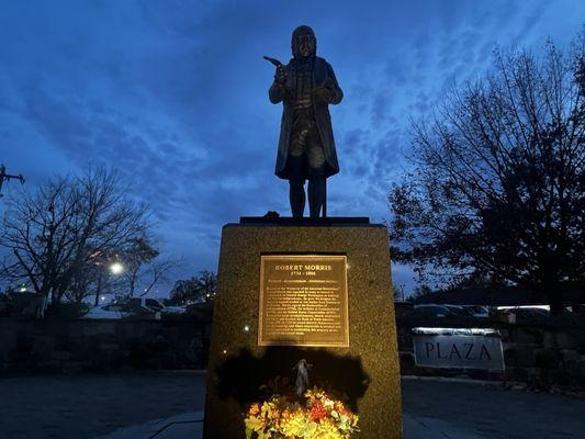 Robert Morris Statue Plaza