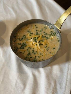 Green chili chicken soup