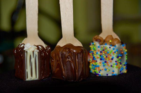 More hot chocolate's on a stick going very fast..OMG