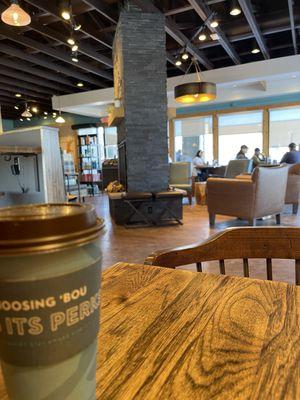Interior view from the table