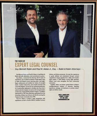 Rubin & Rubin lawyers honored in local magazine