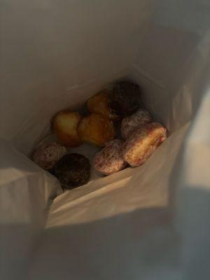 Munchkins... I asked for a 3 count and they hooked me up. Customer service here is always impeccable. Best DD location in CT.