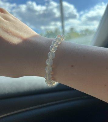 Opalite crystal bracelet