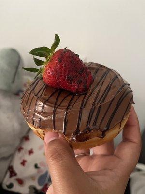 Nutella Strawberry Delight Donut