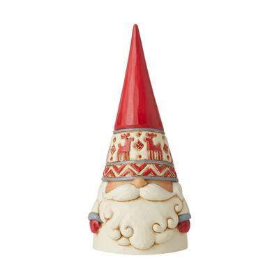 Jim Shore Nordic Noel Reindeer Gnome Figurine Free Shipping