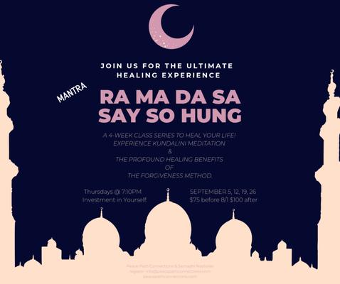 Need emotional or physical healing? Want to elevate your life for more joy and peace? This is the class for you!