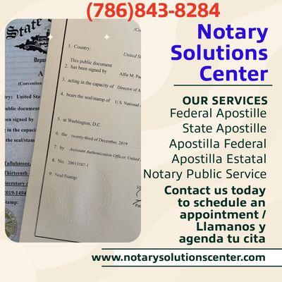 Apostilla Estatal o Federal