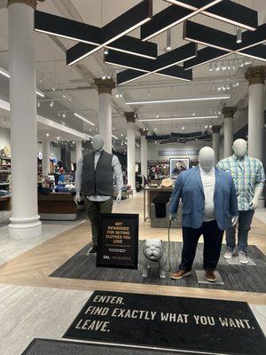 Different shapes and sizes right at the front door. So inclusive!!