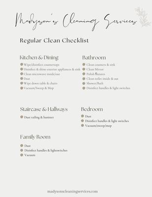 Madyson's Cleaning Service