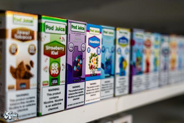 Your go-to destination for Pod Juice and other amazing e-liquid brands vapes in Lake Forest