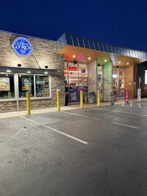 This location I rather run out of gas!