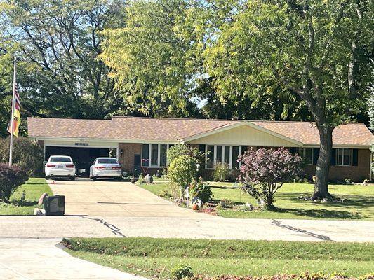 Our new roof by Tip Too Roofing.