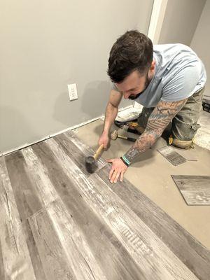 Installing flooring