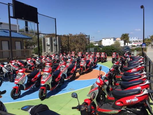 Some of our moped inventory